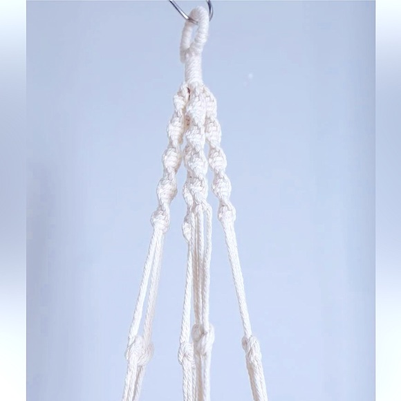 🆕🪴Modern BÖhÖ Home Decor Macramé Woven Fiber Artistry Contemporary 🪴Hanger - Picture 6 of 14